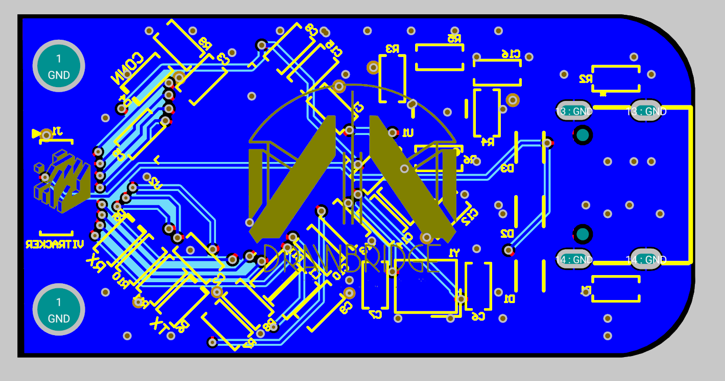 PCB LAYOUT — BOTTOM LAYER